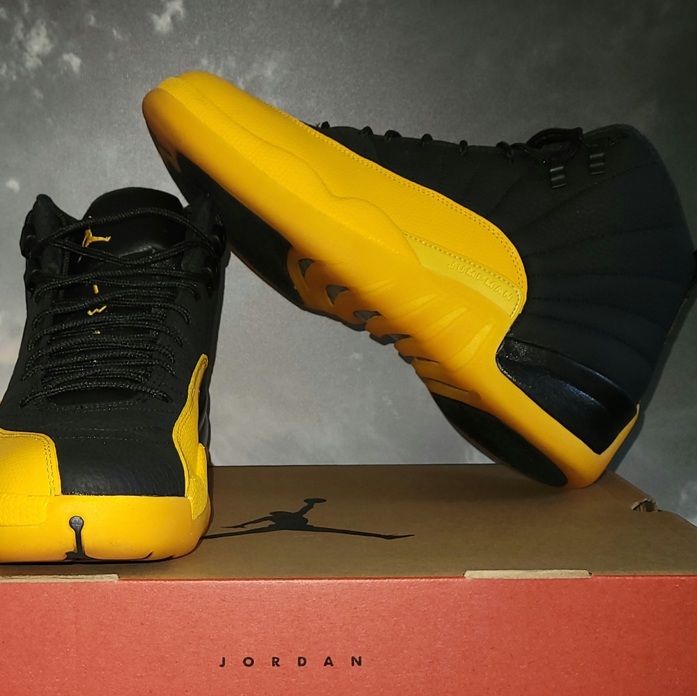 Air Jordan 12 Retro 'University Gold' Mens Shoes